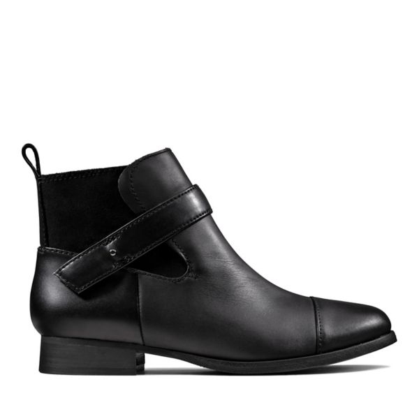 Clarks Womens Ladbroke Magic Ankle Boots Black | UK-9253786